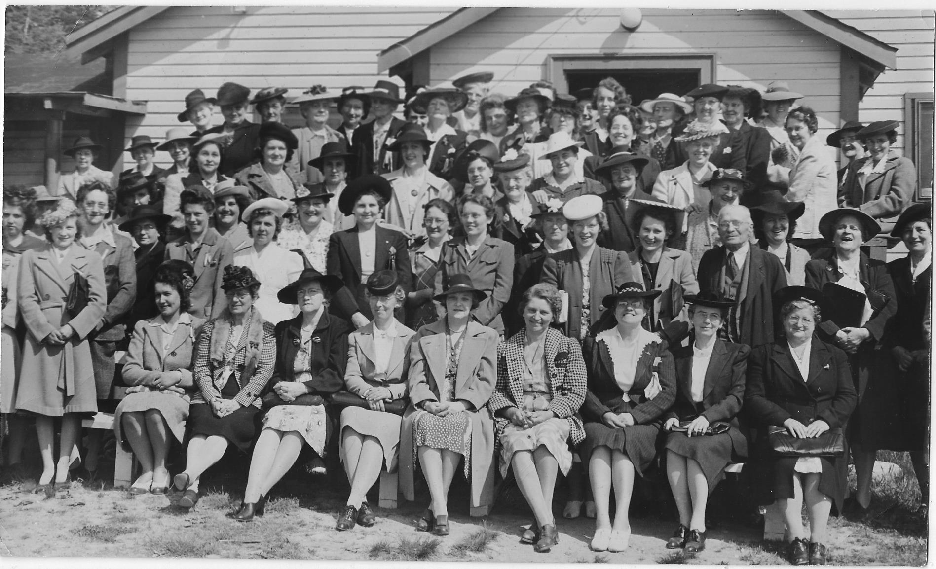Annual rally of the Lunenburg South Division of the Women's Institute 1944, Iona Hall, Hubbards (Roy Tidman, Halifax Chronicle and Daily Star)